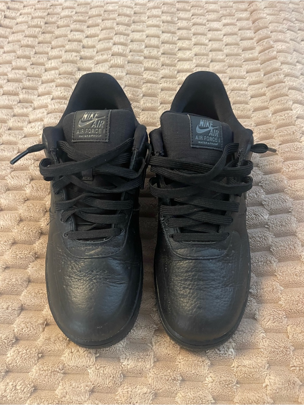 Nike Air Force 1 Low Men's size 7 Sneakers - Black waterproof VGUC